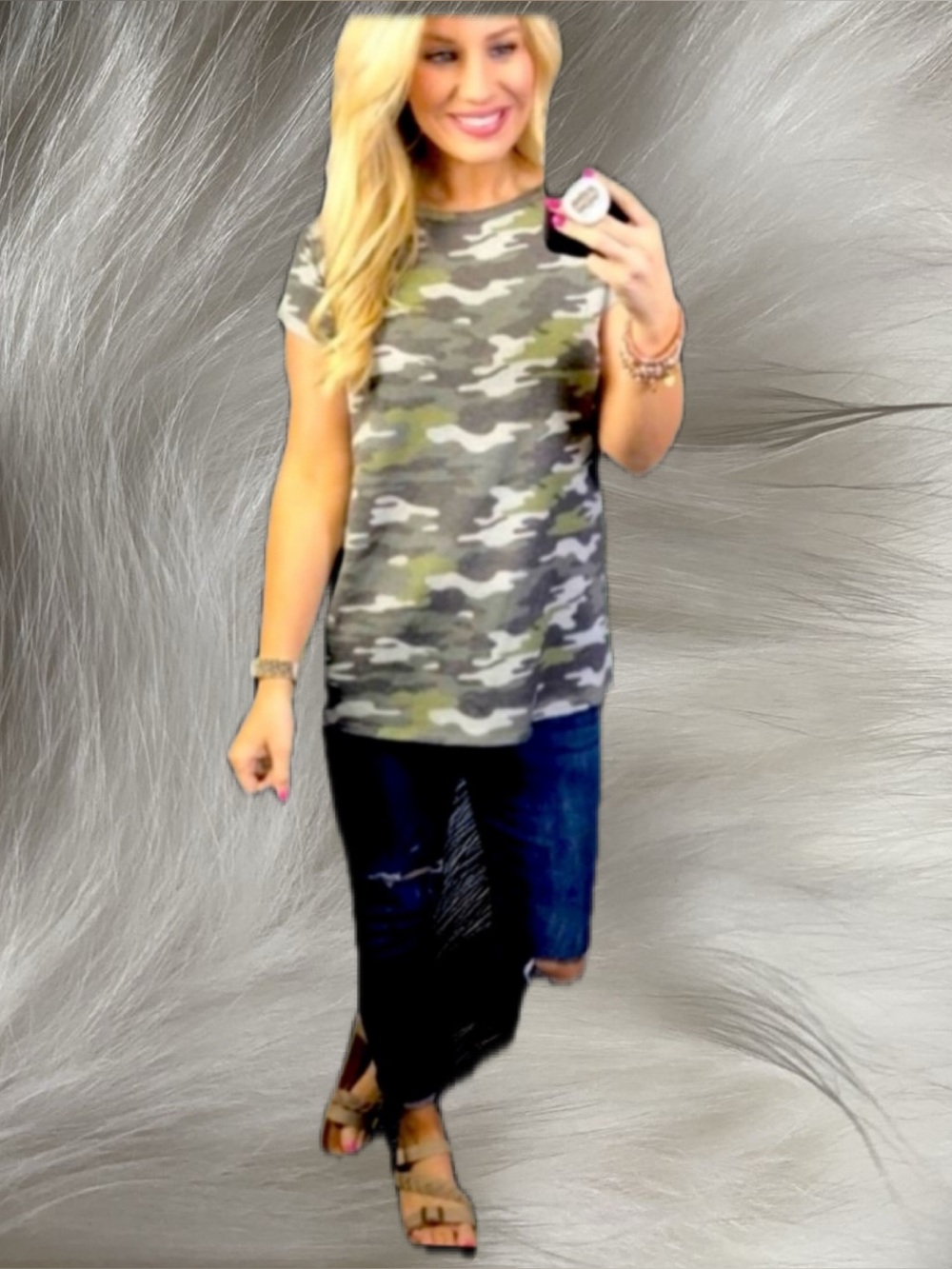 Camo Comeback top